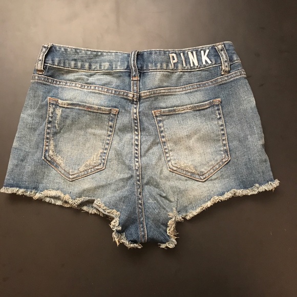 LAST DAY TO BUY!! Victoria’s Secret PINK Jean Shorts - Picture 7 of 8